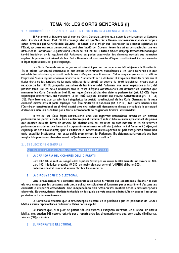 Miniatura del documento TEMA 10 (val): Corts Generals.pdf