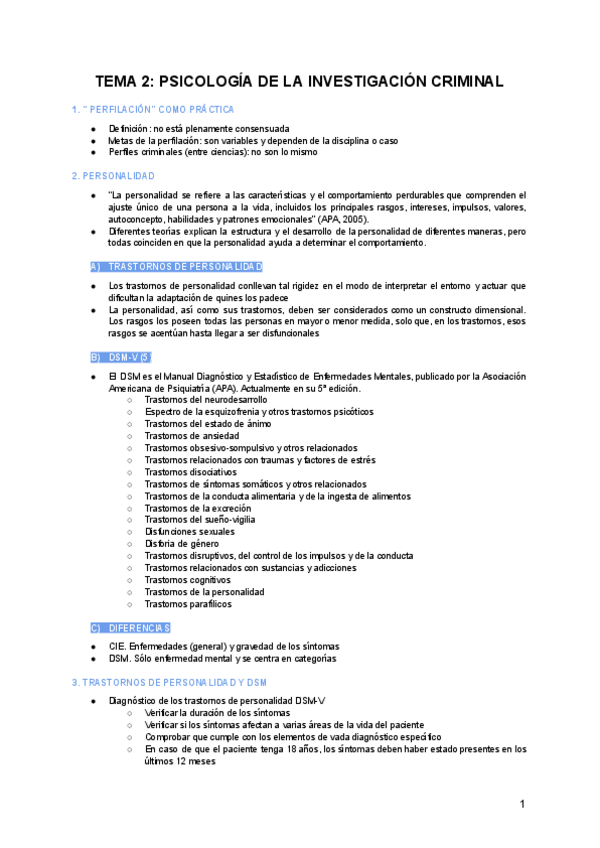 Miniatura del documento TEMA 2 (cast): Psicología de la investigación criminal.pdf