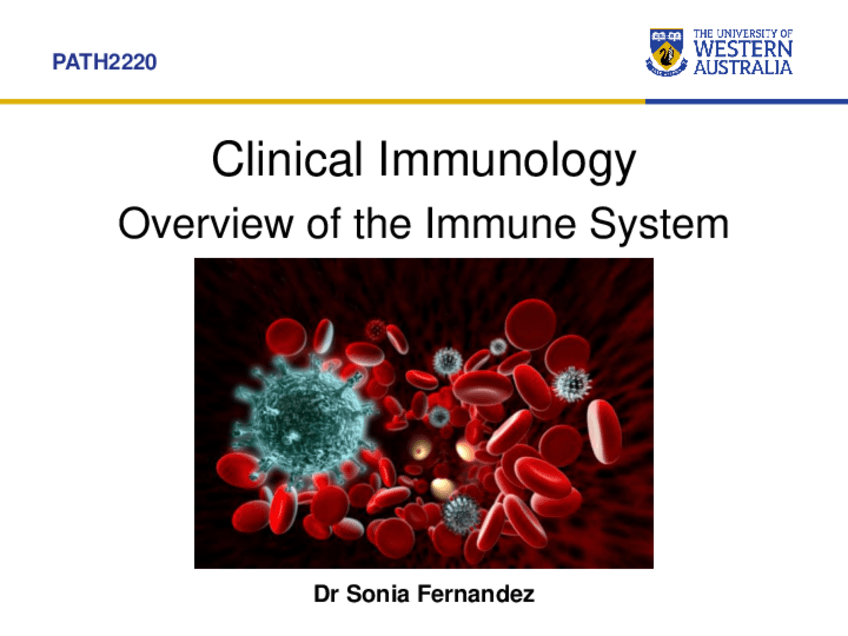 Miniatura del documento 20.-Clinical-Immunology-Overview-of-the-Immune-System-Ingles-Presentacion.pdf