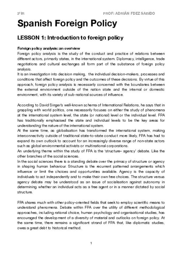 Miniatura del documento Apuntes-Spanish-Foreign-Policy-Ingles.pdf