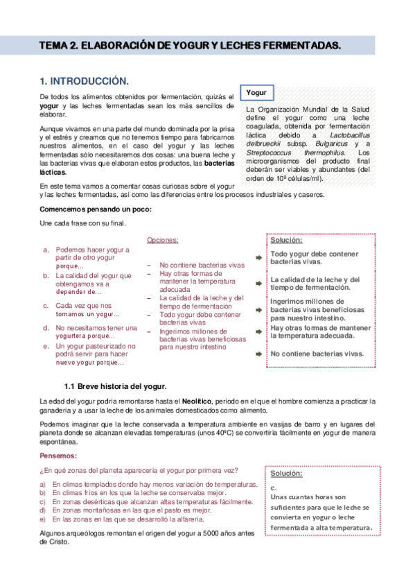 Miniatura del documento TEMA 2. Elaboración de yogur y leches fermentadas.pdf