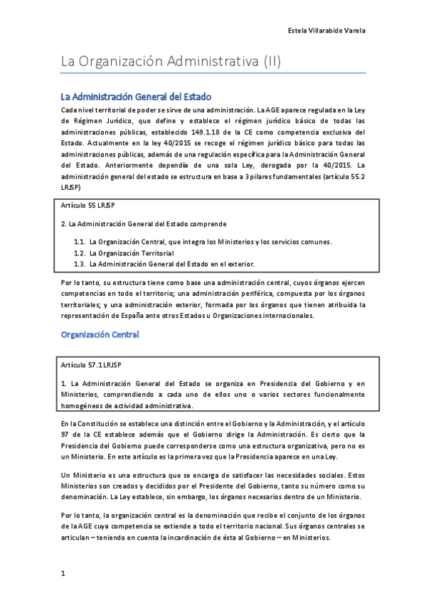 Miniatura del documento 4 La Organización Administrativa (II).pdf