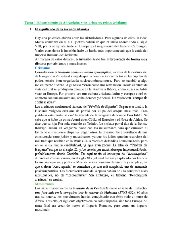 Miniatura del documento Tema-4-Historia-Medieval-de-Espana-1.pdf