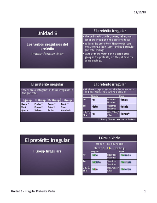 Miniatura del documento Los verbos irregulares del pretérito.pdf