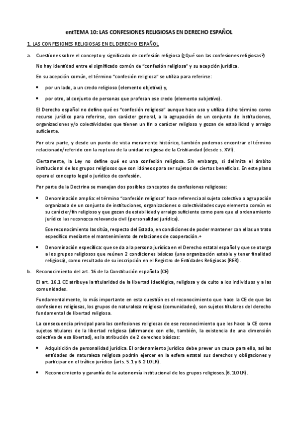 Miniatura del documento TEMA 10. Las confesiones religiosas en derecho español.pdf