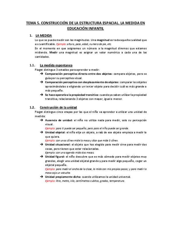 Miniatura del documento Tema 5. Construcción de la estructura espacial. La medida en Educación Infantil.pdf