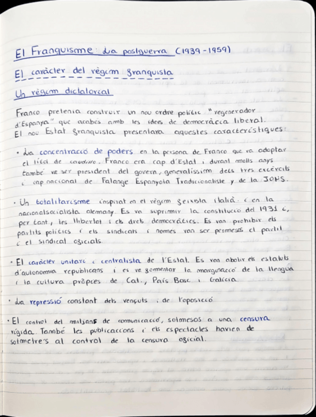 Miniatura del documento Franquisme-Postguerra-1939-1959-Historia-dEspanya.pdf