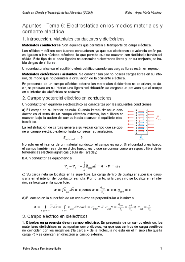 Miniatura del documento Apuntes-Tema-6-Electrostatica-en-los-medios-materiales-y-corriente-electrica.pdf