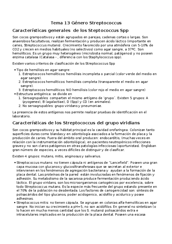Miniatura del documento Tema 13 Género Streptococcus.docx