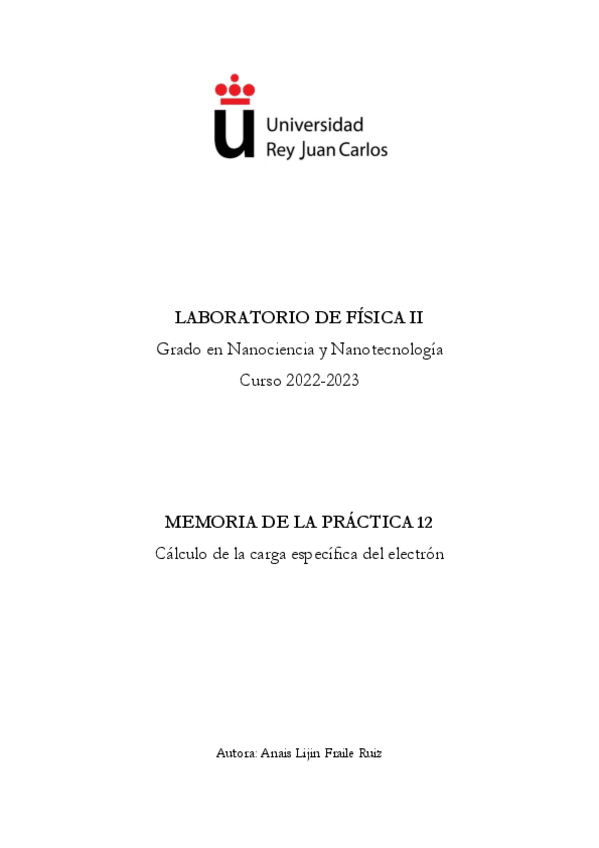 Miniatura del documento Memoria del cálculo de la carga específica del electrón.pdf