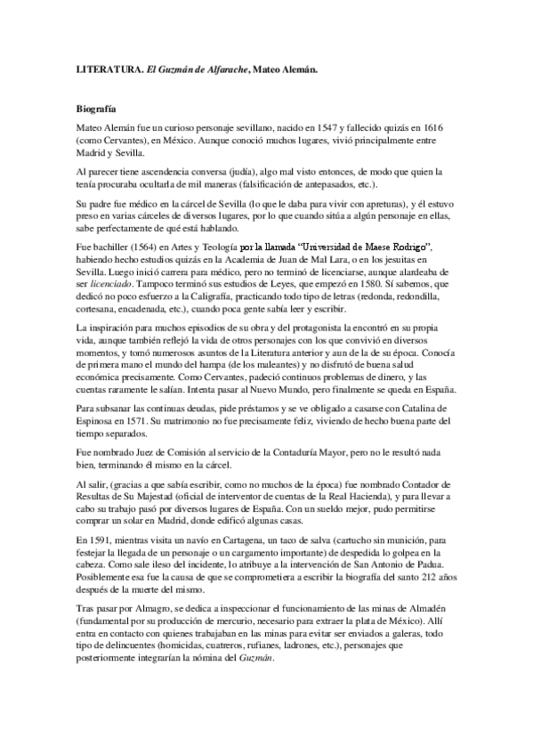 Miniatura del documento Mateo Alemán (El Guzmán de Alfarache).pdf