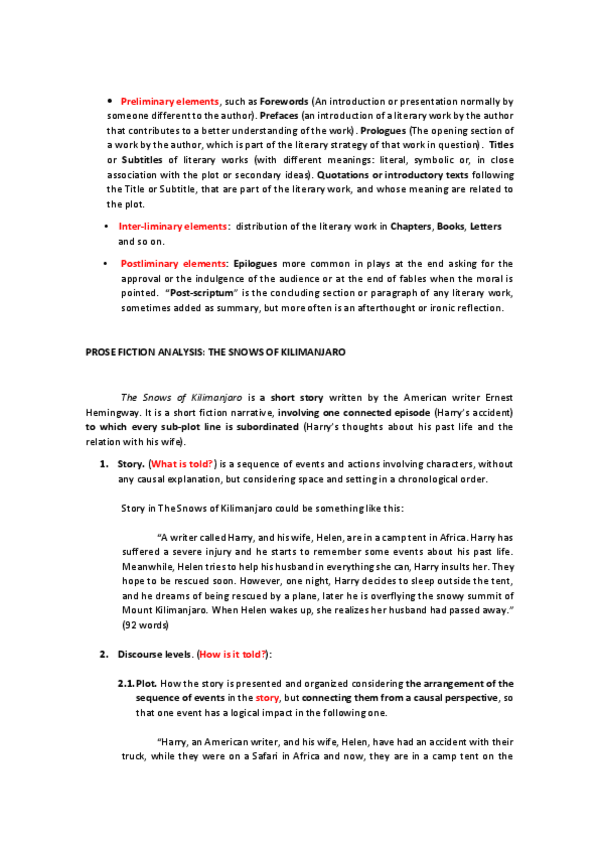 Miniatura del documento Analysis-The-Snows-of-Kilimanjaro.pdf