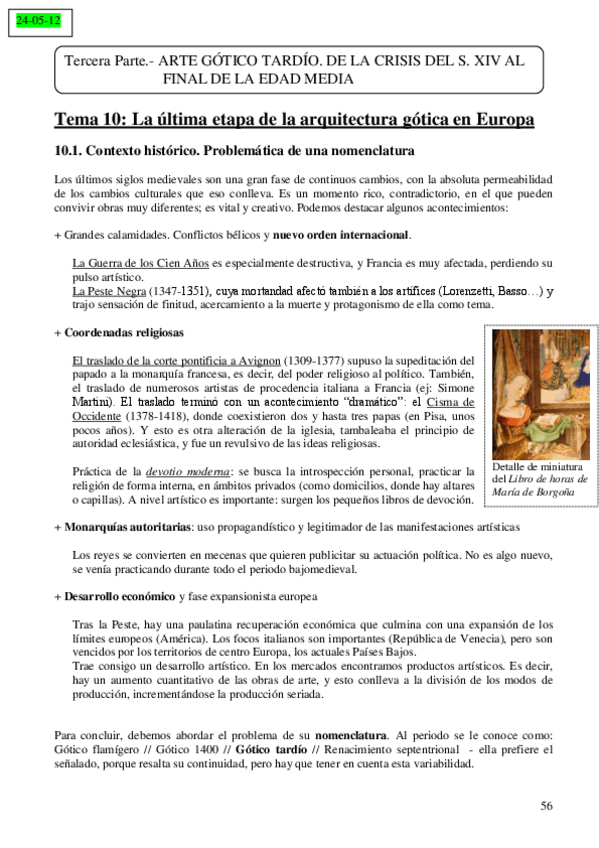 Miniatura del documento Arte de la Baja Edad Media BLOQUE 3.pdf