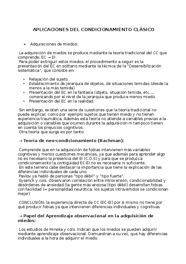 Miniatura del documento Tema5. Aplicaciones y Teorías del Condicionamiento.odt