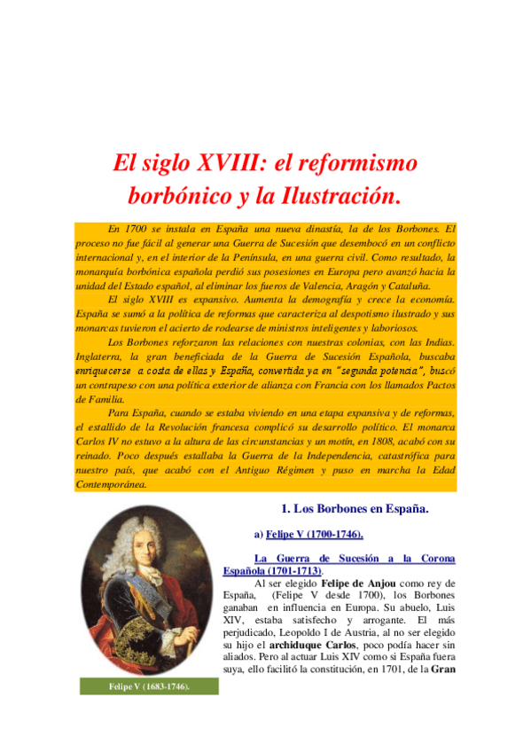 Miniatura del documento El-siglo-XVIII.-Borbones-e-Ilustracion.pdf