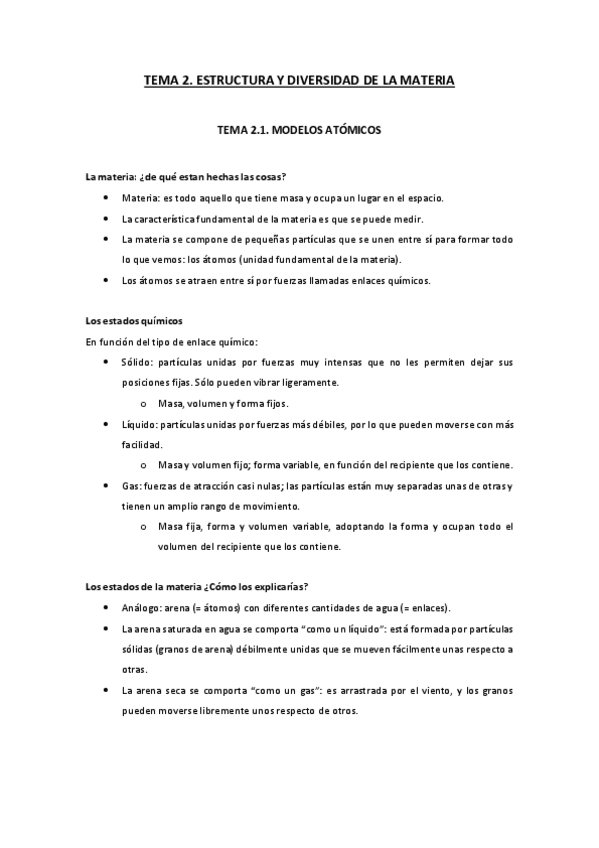 Miniatura del documento Tema 2 (Estructura y diversidad de la materia).pdf