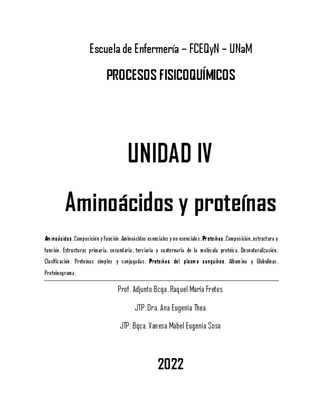Miniatura del documento Unidad-IV-Proteinas-y-aminoacidos-2022-1.pdf