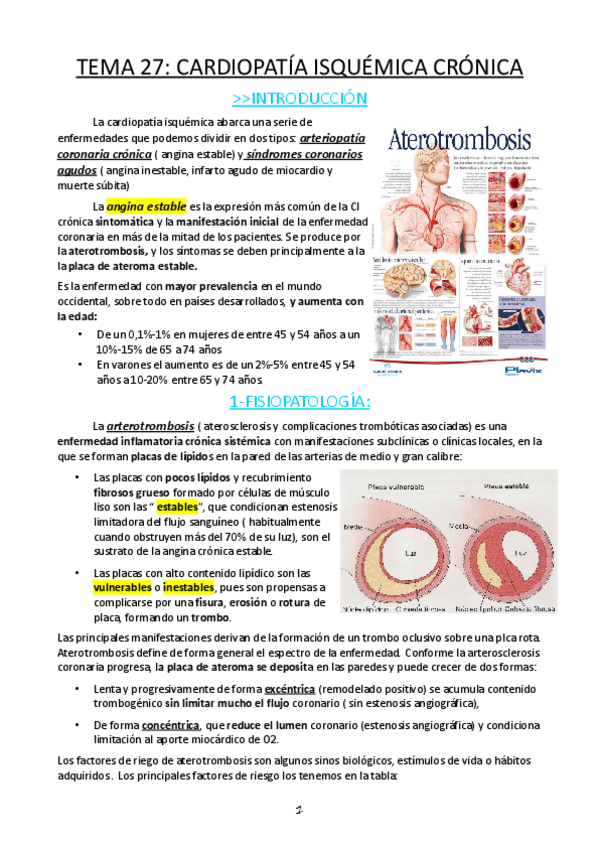 Miniatura del documento Tema 27 crdiopatía isuqémica crónica.pdf