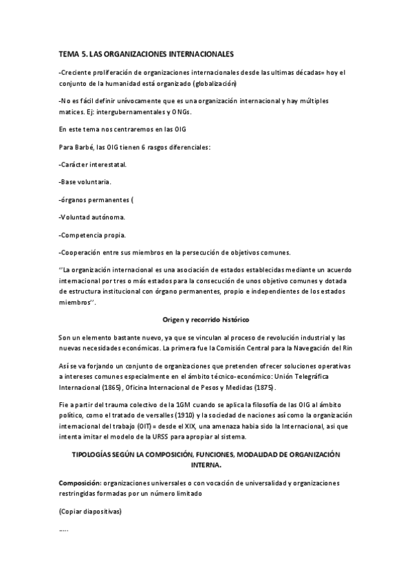 Miniatura del documento TEMA 5. LAS ORGANIZACIONES INTERNACIONALES.pdf