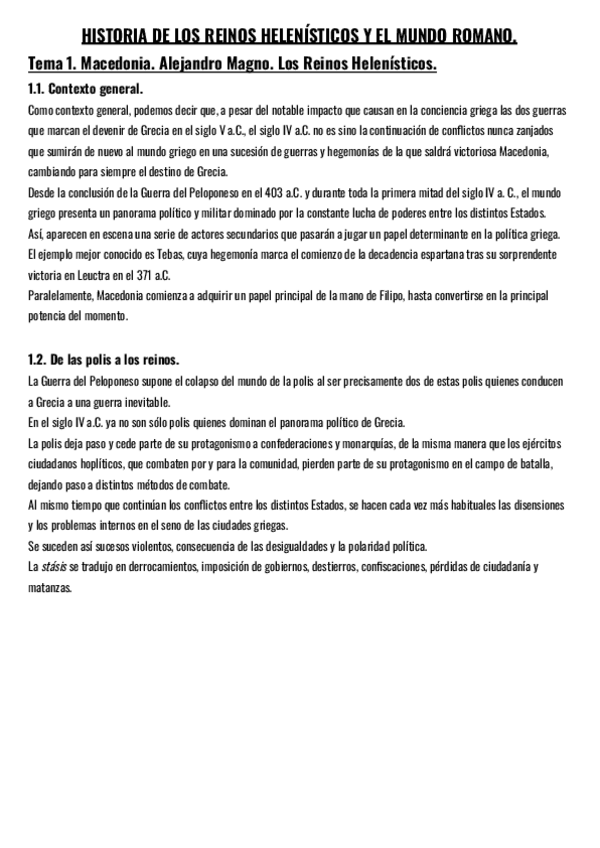 Miniatura del documento Historia de los Reinos Helenísticos y el mundo romano.pdf