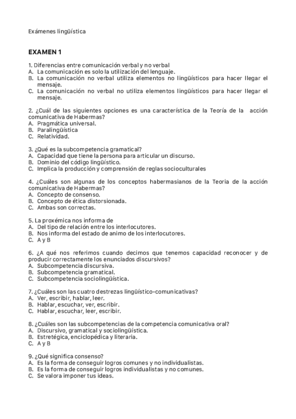 Miniatura del documento Examenes lingüística con respuestas al final.pdf