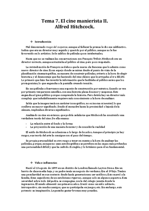 Miniatura del documento Tema 7 Manierista. Hitchcock.pdf