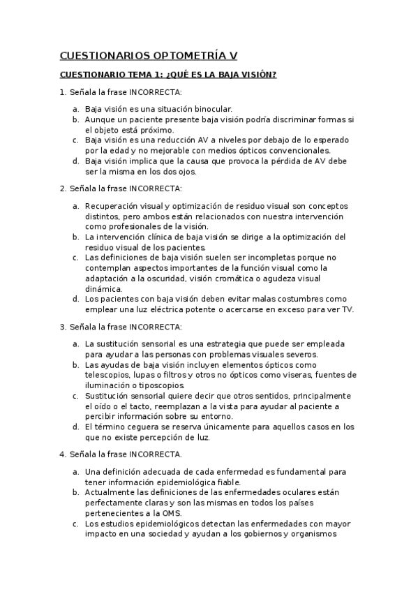 Miniatura del documento CUESTIONARIOS OPTOMETRÍA V.docx