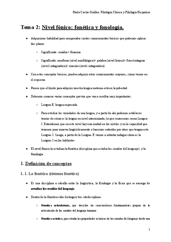 Miniatura del documento Tema 2: Nivel fónico: fonética y fonología..pdf