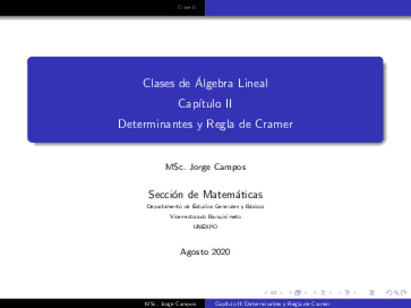 Miniatura del documento ClasesVirtualesAlgebraLinealClase6.pdf