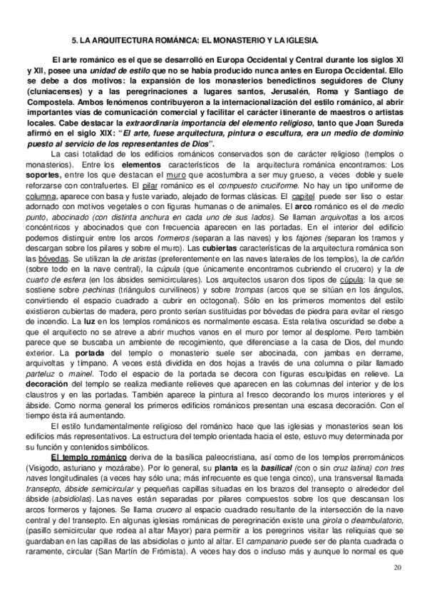 Miniatura del documento Tema-5-La-arquitectura-romanica.-Monasterio-e-Iglesia.pdf