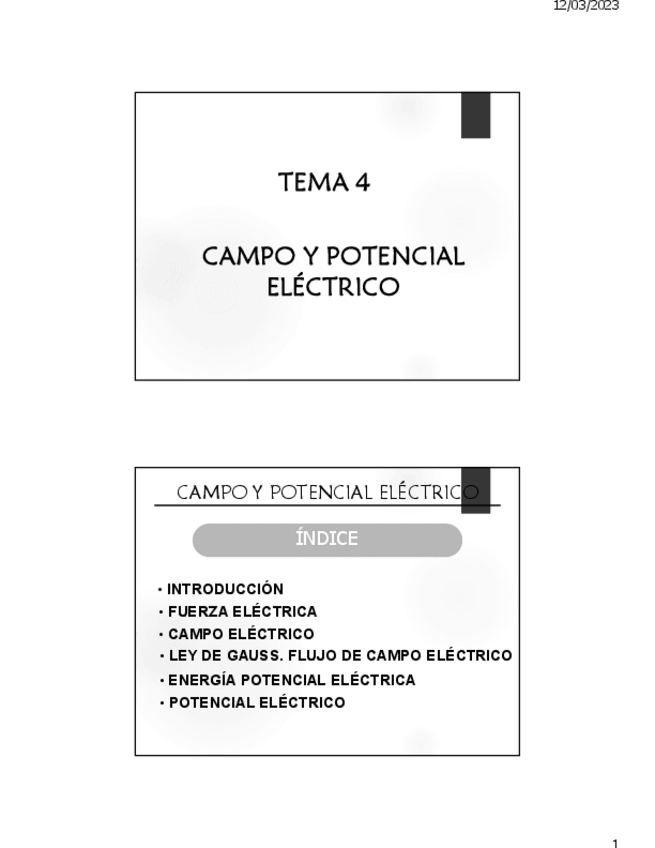 Miniatura del documento Teoria-Tema-4-Campo-y-Potencial-Electrico-22-23.pdf