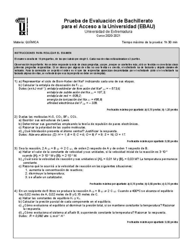 Miniatura del documento Examen-Quimica-de-Extremadura-Extraordinaria-de-2021.pdf
