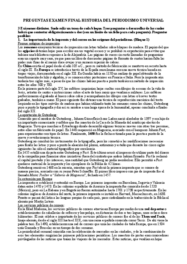 Miniatura del documento Historia del Periodismo Universal preguntas.pdf