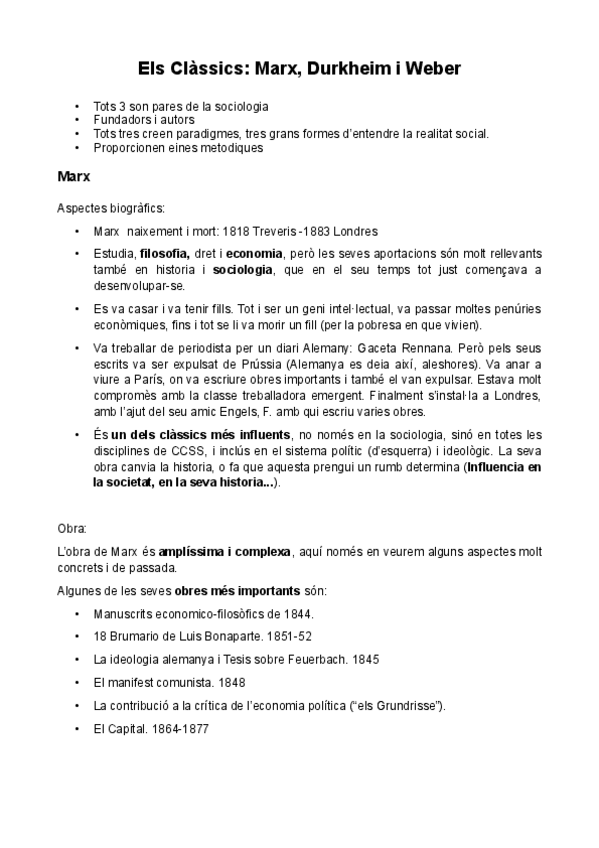 Miniatura del documento TEMA-2-Els-classics-Marx-Durkheim-Weber.pdf