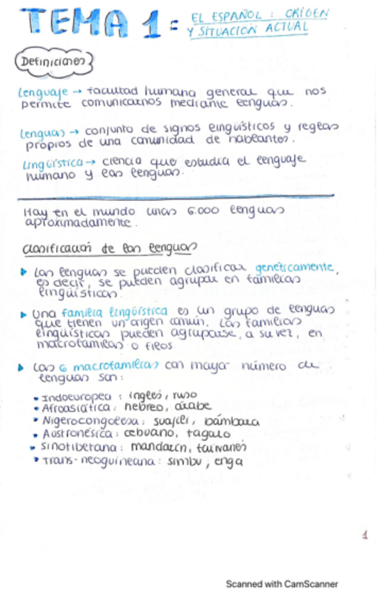Miniatura del documento Tema 1. El español: Origen y situación actual.pdf