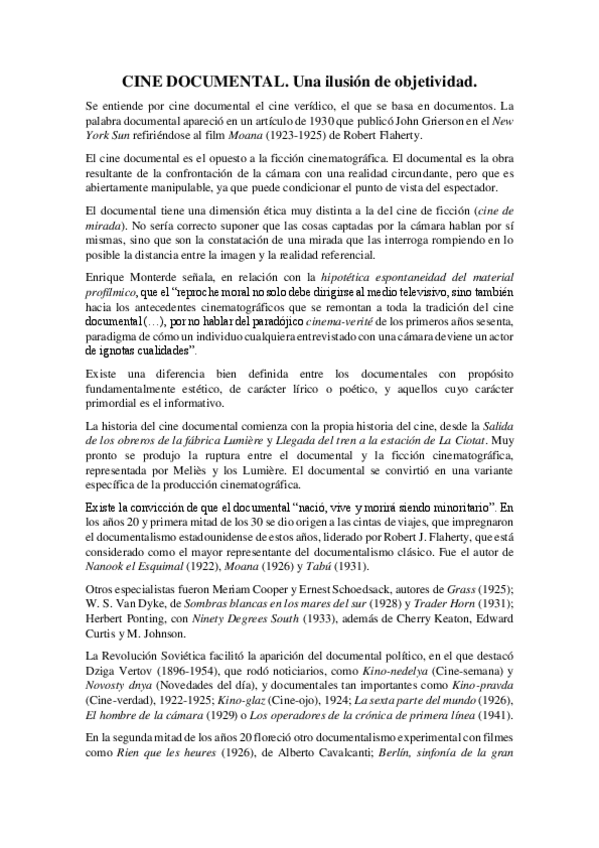 Miniatura del documento CINE DOCUMENTAL. Una ilusión de objetividad..pdf