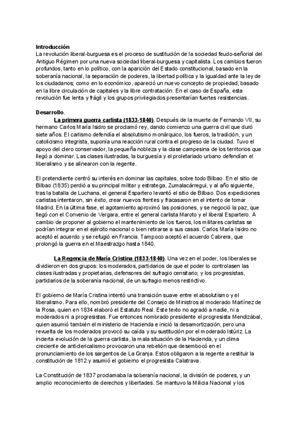 Miniatura del documento TEMA-9-REVOLUCION-LIBERAL-EN-EL-REINADO-DE-ISABEL-II.-CARLISMO-Y-GUERRA-CIVIL.-CONSTRUCCION-DEL-ESTADO-LIBERAL.pdf