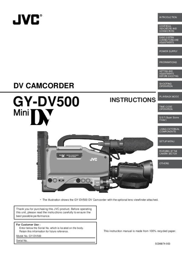 Miniatura del documento IVManualCamaraGY-DV500.pdf
