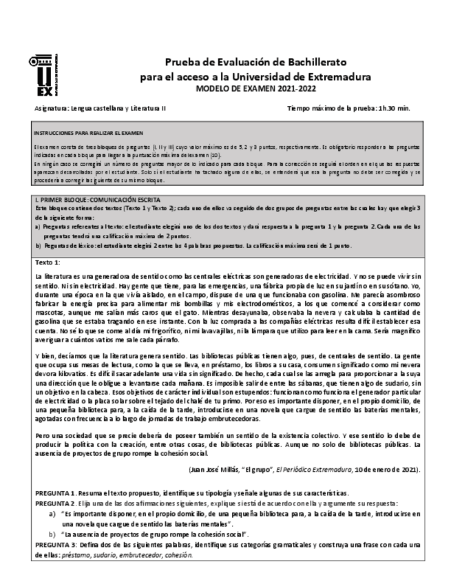 Miniatura del documento Lengua-Castellana-y-Literatura-Modelos-Selectividad-Extremadura-2022.pdf