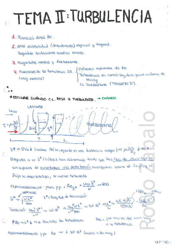 Miniatura del documento Apuntes de clase - Parte 3 Mecánica de Fluidos II - Turbulencia.pdf