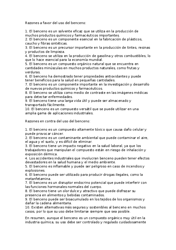 Miniatura del documento Razones-a-favor-del-uso-del-benceno1.docx