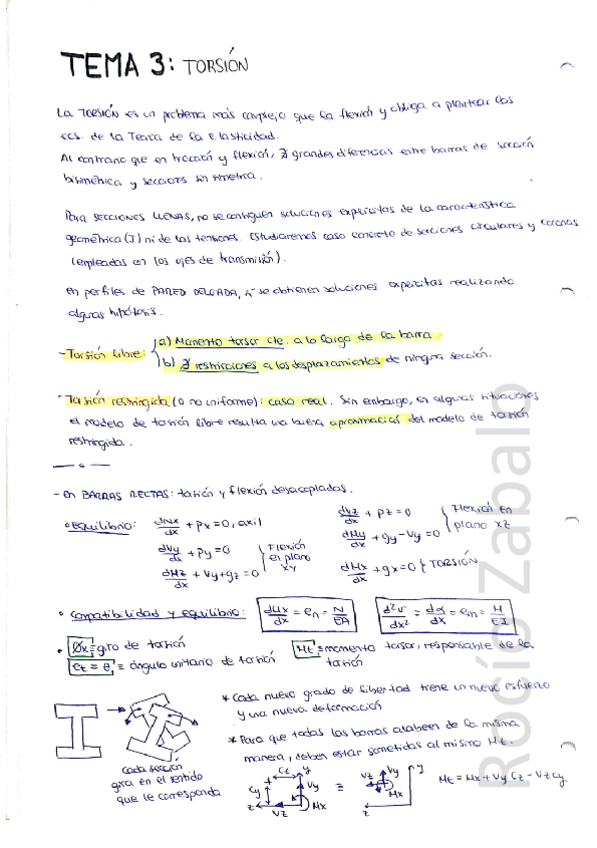 Miniatura del documento Bloque 1 Teoría - Tema 3 Torsión.pdf