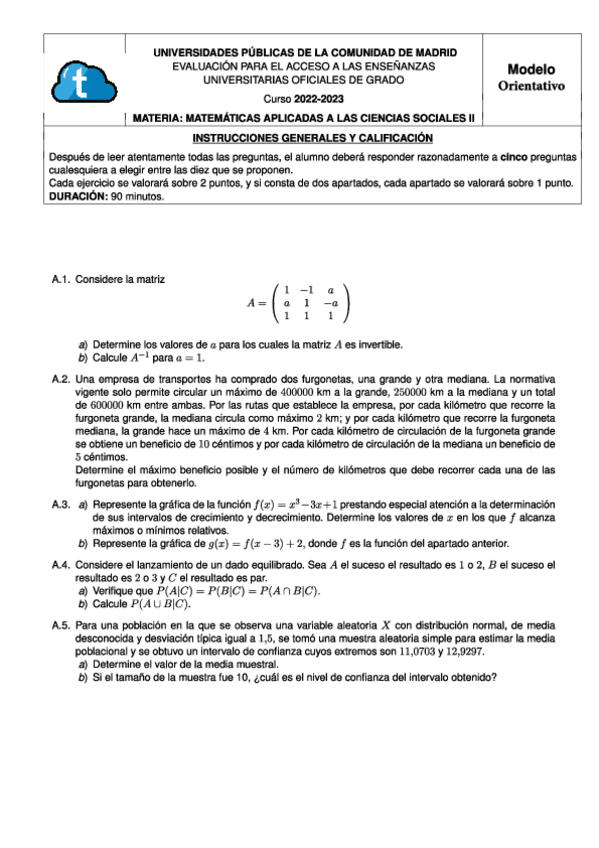 Miniatura del documento Examen-Matematicas-CCSS-Selectividad-Modelo-2023-resuelto.pdf
