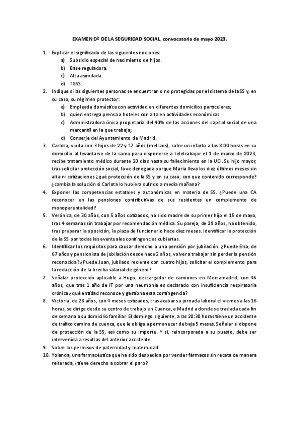 Miniatura del documento EXAMEN SEGURIDAD SOCIAL MAYO 2023 (sin contestar).pdf