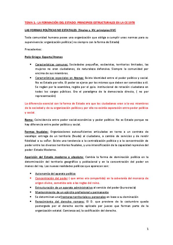 Miniatura del documento TEMA 1. LA FORMACIÓN DEL ESTADO. PRINCIPIOS ESTRUCTIRALES EN LA CE 1978.pdf