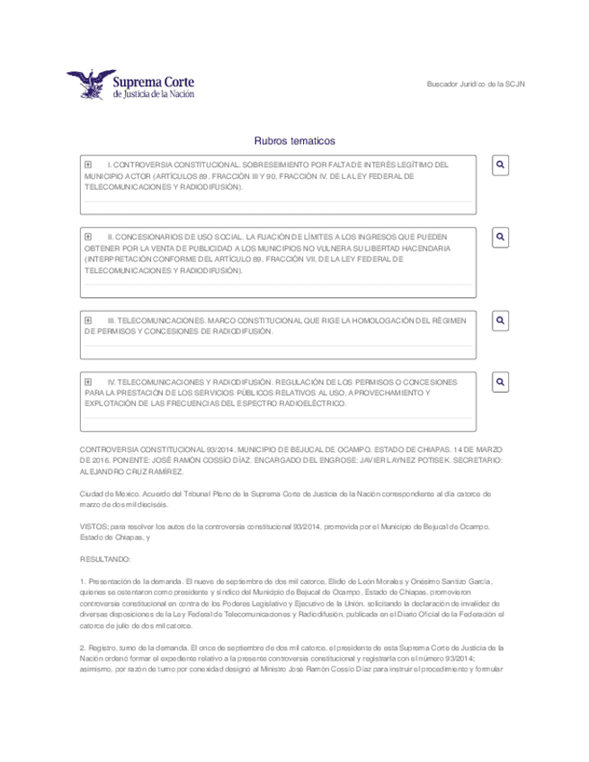 Miniatura del documento CONTROVERSIA-CONSTITUCIONAL-93-2014-PLENO.pdf