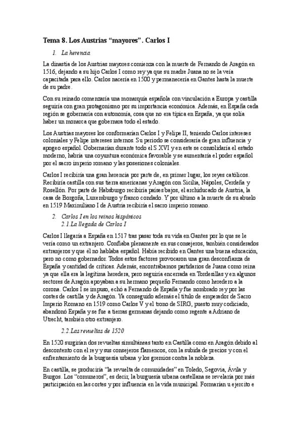 Miniatura del documento Tema-8.-Los-austrias-mayores.-Carlos-I.pdf