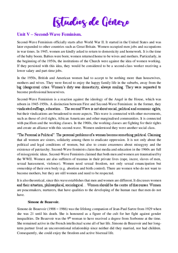Miniatura del documento Unit-V-Second-wave-Feminism.pdf