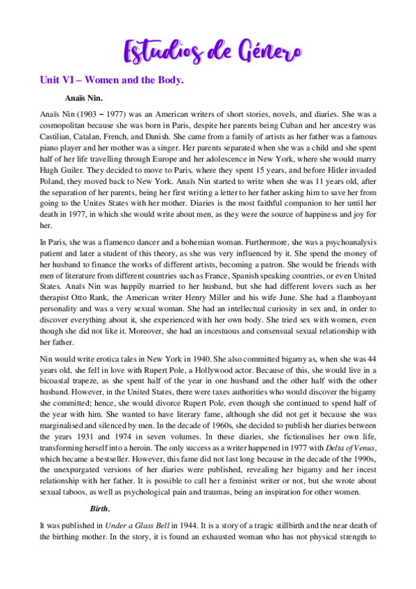 Miniatura del documento Unit-VI-Women-and-the-Body.pdf