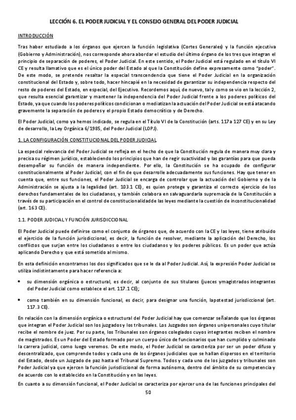 Miniatura del documento LECCIÓN 6. El Poder Judicial y el Consejo General del Poder Judicial.pdf